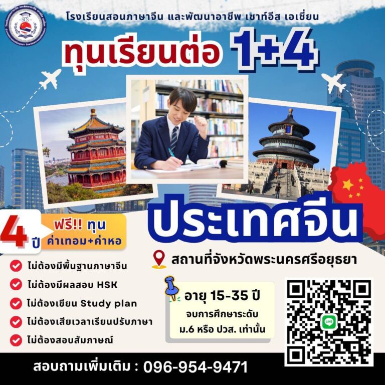 🎓 โครงการทุนการศึกษามหาวิทยาลัยในประเทศจีน ปีการศึกษา 2025 เปิดรับสมัครแล้ว!